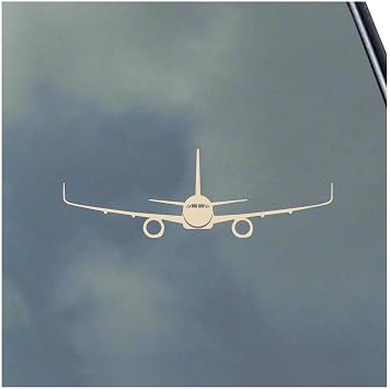 Airbus A319 Pilot A320 A321 Front Vinyl Sticker Decal A319neo A320neo A321neo Crew Airplane Jet