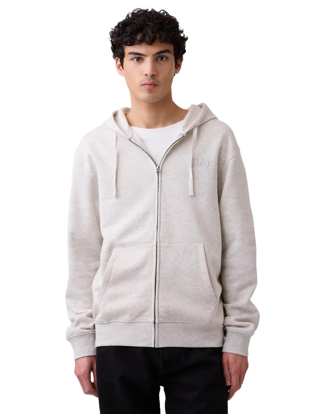 Men's Hi-lo Heritage Logo Full Zip Hoodie
