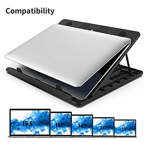 AICHESON-Portable-Laptop-Stand-Adjustable-Height-116-LB-Ergonomic-Ventilated-Computer-Stands-Compatible-with-Apple-MacBook-X5-Black