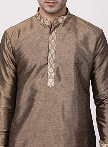 Image of VM Men's Silk Blend Ethnic Shirt