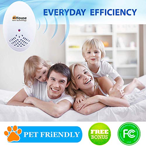 BH-1, Ultrasonic Pest Control Repeller – Electronic & Ultrasound, Indoor Plug-in Repellent – Get rid of – Rodents, Mice, Squirrels, Bats, Insects, Bed Bugs, Ants, Fleas, Spiders, Roaches (2 Pack) BH-1, Ultrasonic Pest Control Repeller – Electronic & Ultrasound, Indoor Plug-in Repellent – Get rid of – Rodents, Mice, Squirrels, Bats, Insects, Bed Bugs, Ants, Fleas, Spiders, Roaches (2 Pack)