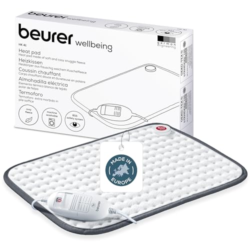 Beurer Heizkissen HK 41, kuscheliges Wärmekissen mit 3...