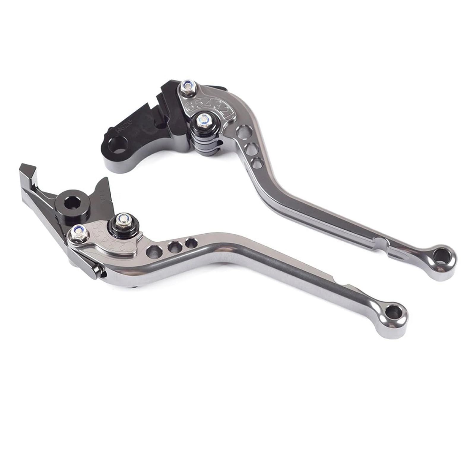 RVEVFBKBAL Adjustable Clutch Brake Levers for Hornet CB599 CB600 CB919 CBR 600 F2 F3 F4 F4i CBR900RR VTX1300 NC700 S/X(Long-Titanium)