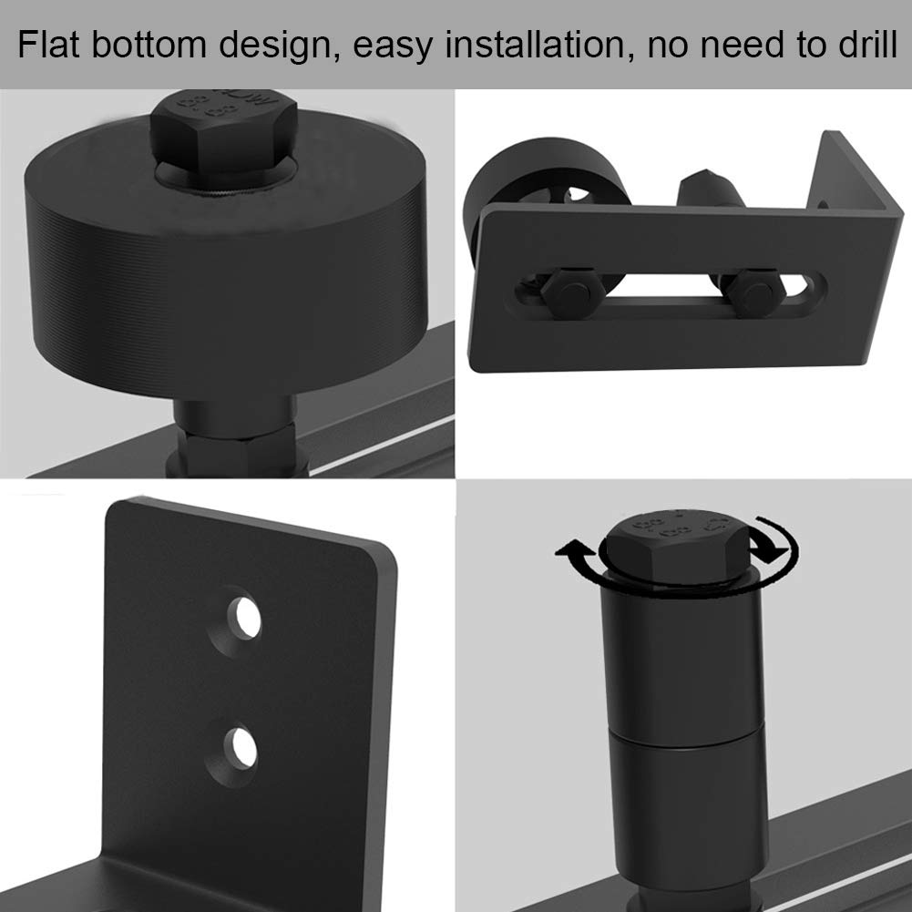 Zhongtou Sliding Door Guide Barn Door Floor Guide Stay Roller with 8