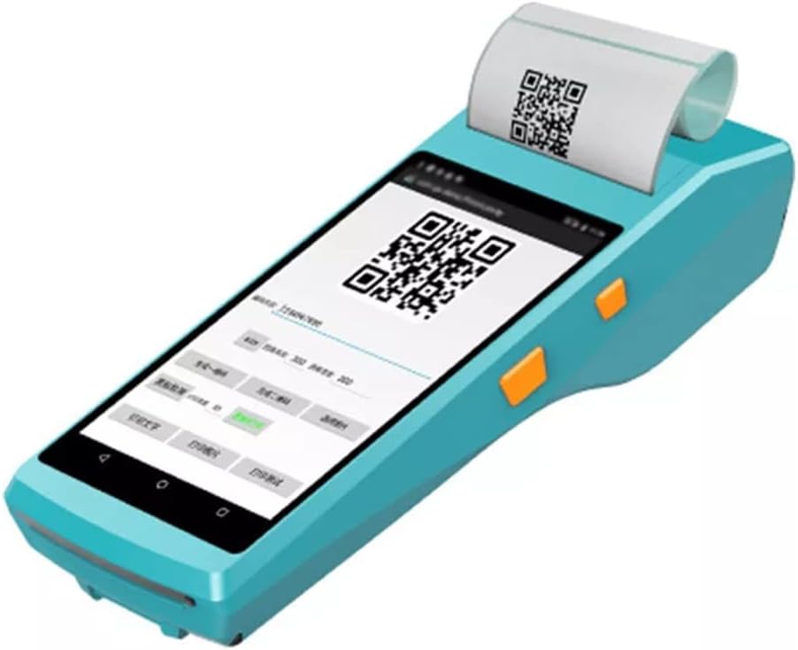 kjhd5.5 Inch Android Pos Handheld Terminal PDA with Built-in Mobile Label Receipt Printer Suitable for Commercial