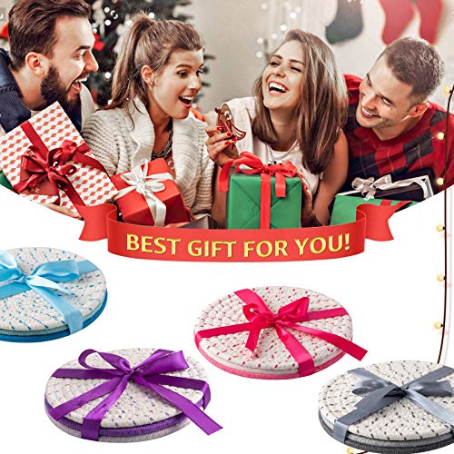 COSYLAND 7 Inches Trivets Set 3 Pack Potholders Pure Cotton Thread Weave Stylish Coasters, Hot Pads, Hot Mats,Spoon Rest… - Image 6