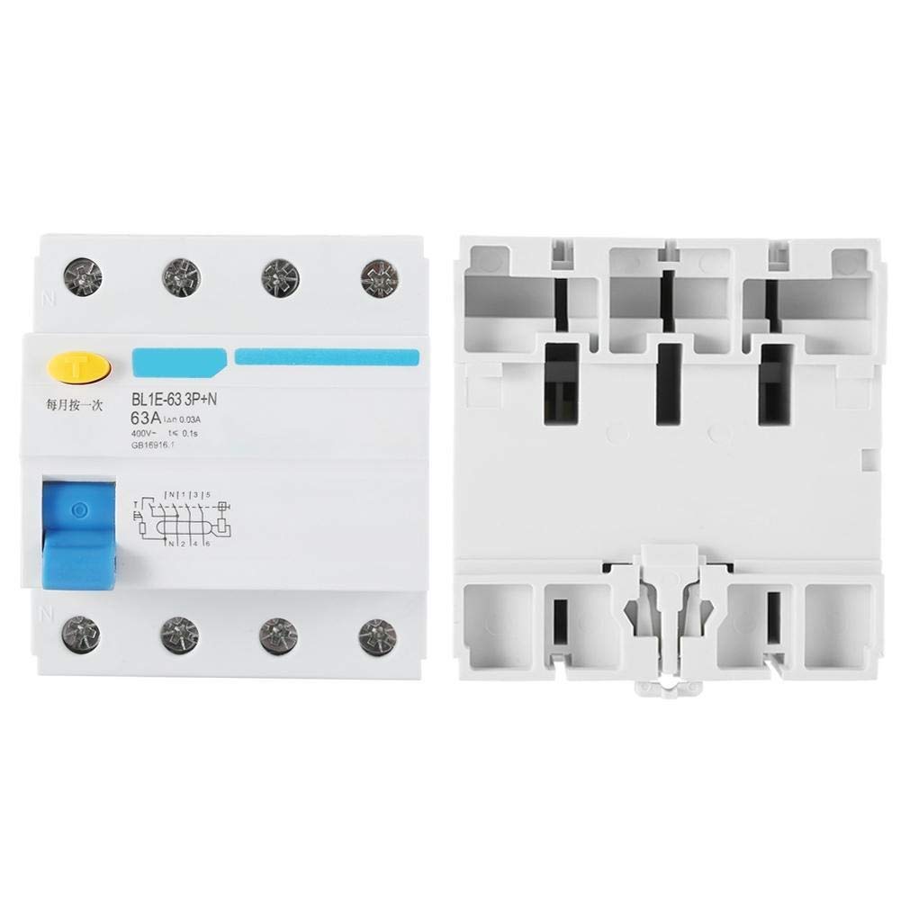 KSTE BL1E-63 3P + N 63A interruptor diferencial de corriente residual de 30 mA Interruptor 400V