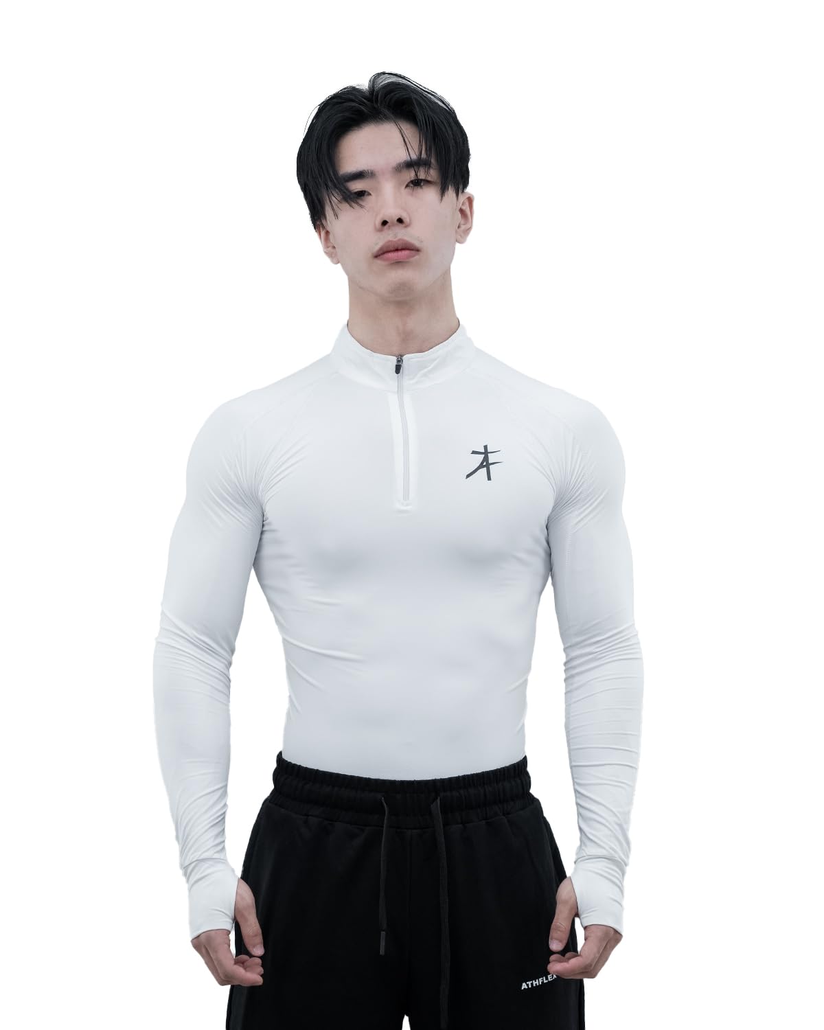 Athflex Men's Compression Fit Hustle Highneck Pullover – Premium Nylon Spandex Fabric, Sweat-Wicking, Quick-Dry,Activewear... - Review, Price and Buying Guide