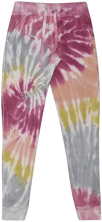 Colortone Ladies Tie Dye Joggers - Warm Lounge Tie-Dye Sweatpants for Women