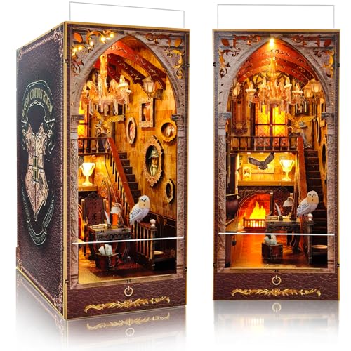 BELEEV Book Nook Kit for Adult and Teens 3D Wooden Puzzle - Magic Academy