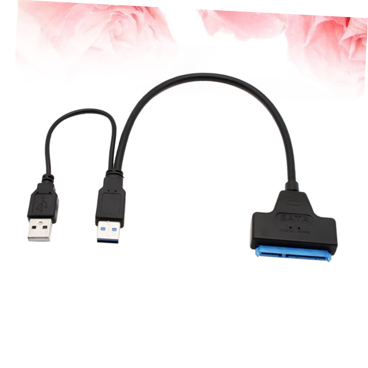 Uonlytech 3pezzi Usb Per Hard Disk Adattatore Dual Usb Facile Usare Trasferimento Compatibile Ssd e Hard Disk Meccanici Design e Portatile