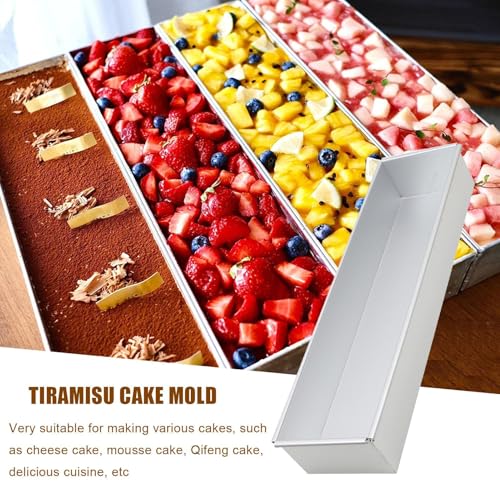 Plat de cuisson fixe en d'aluminium rectangulaire durable