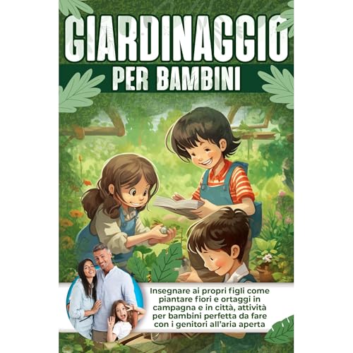 GIARDINAGGIO PER BAMBINI Audiolibro Por Maria Grazia Sorrentino arte de portada