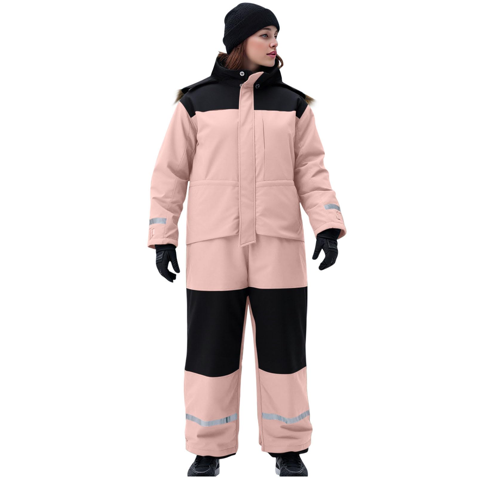 Tuta Snowboard Uomo Completo Termico Intera Tuta Taglie Forti Elegante Salopette da Sci Montagna Impermeabili Curvy da Neve Invernale Calda Da Pattinaggio Su Ghiaccio Cappotti Isolata Antivento Parka