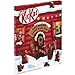 KIT KAT KITKAT Santa's Workshop Advent Calendar, Filled with KITKAT Santas, KITKAT Festive Friends, KITKAT Bubbles & KITKAT Mini Bars, Perfect Christmas Chocolate Gift, 233 g