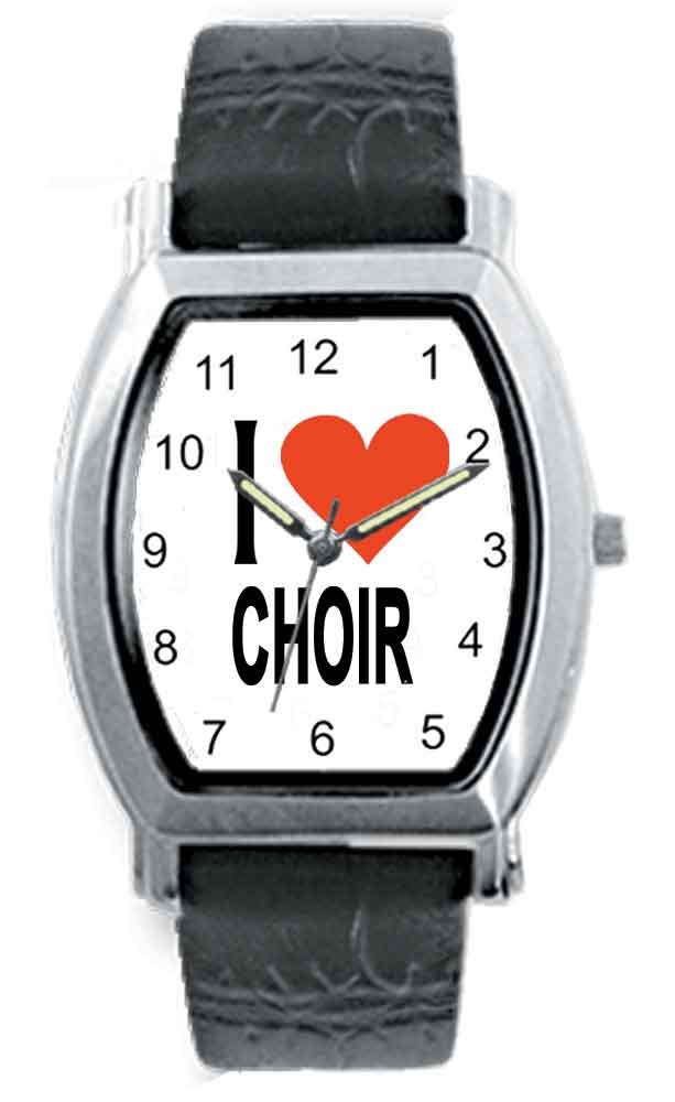 Music Treasures Continental Unisex I Love Choir Watch