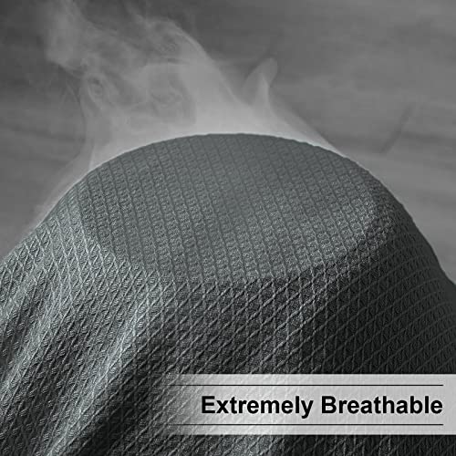 Fomoom Cooling Blankets, 100% Bamboo Cooling Blankets For Hot Sleepers, Soft And Lightweight Blanket Absorbs Body Heat To Keep Cool On Warm Night, Best Gift For Adult (Dark Grey, 79 X 91 Inches) #TOP2