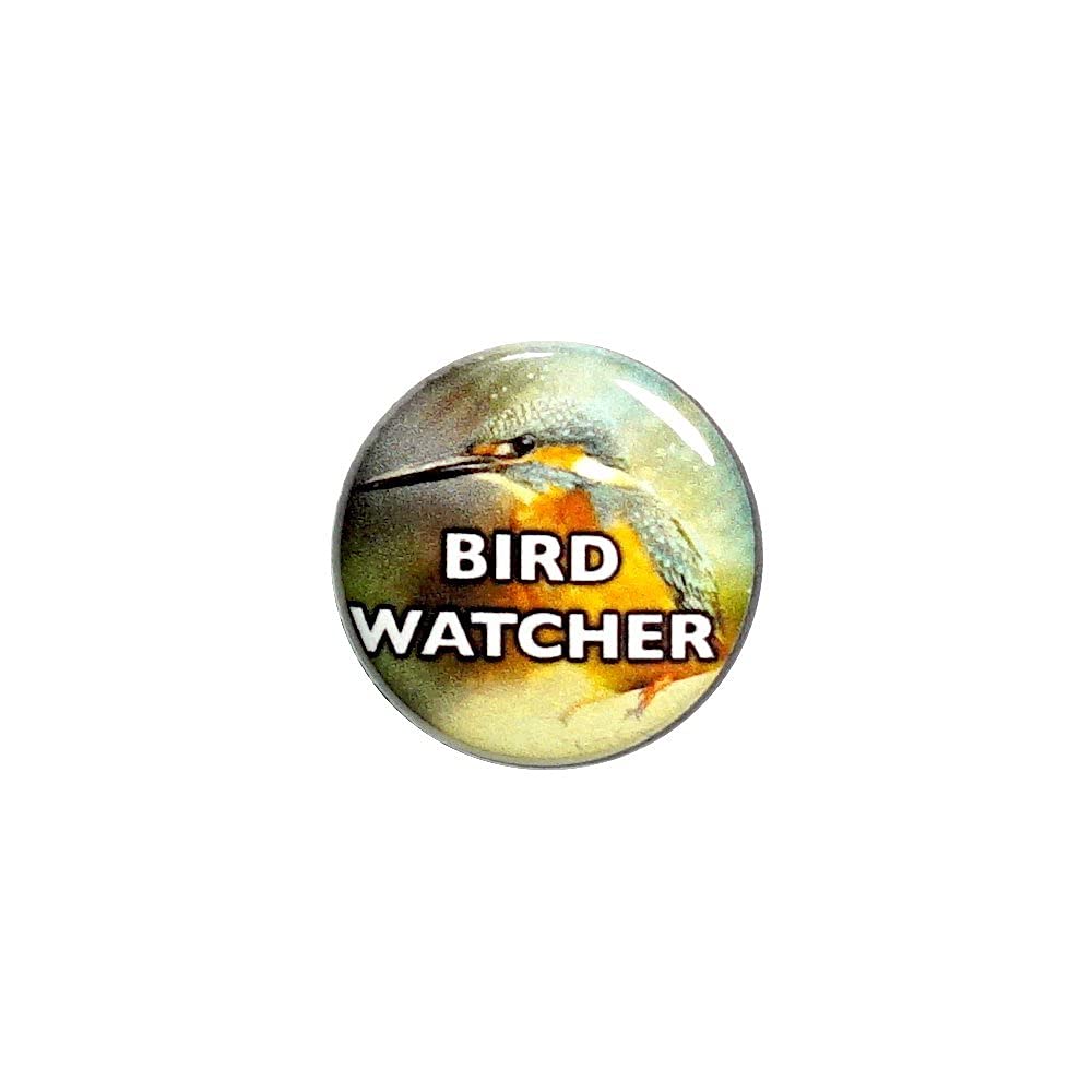 Bird Button Pin Badge Bird Watcher Watching Cool Nature Jacket Backpack Pin Rad 1 Inch 62-3