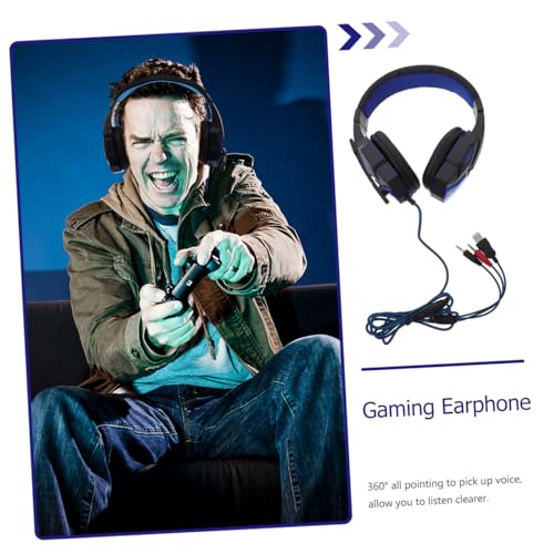 Casque de jeu PC filaire réduction de bruit COLLBATH compatible consoles - 3