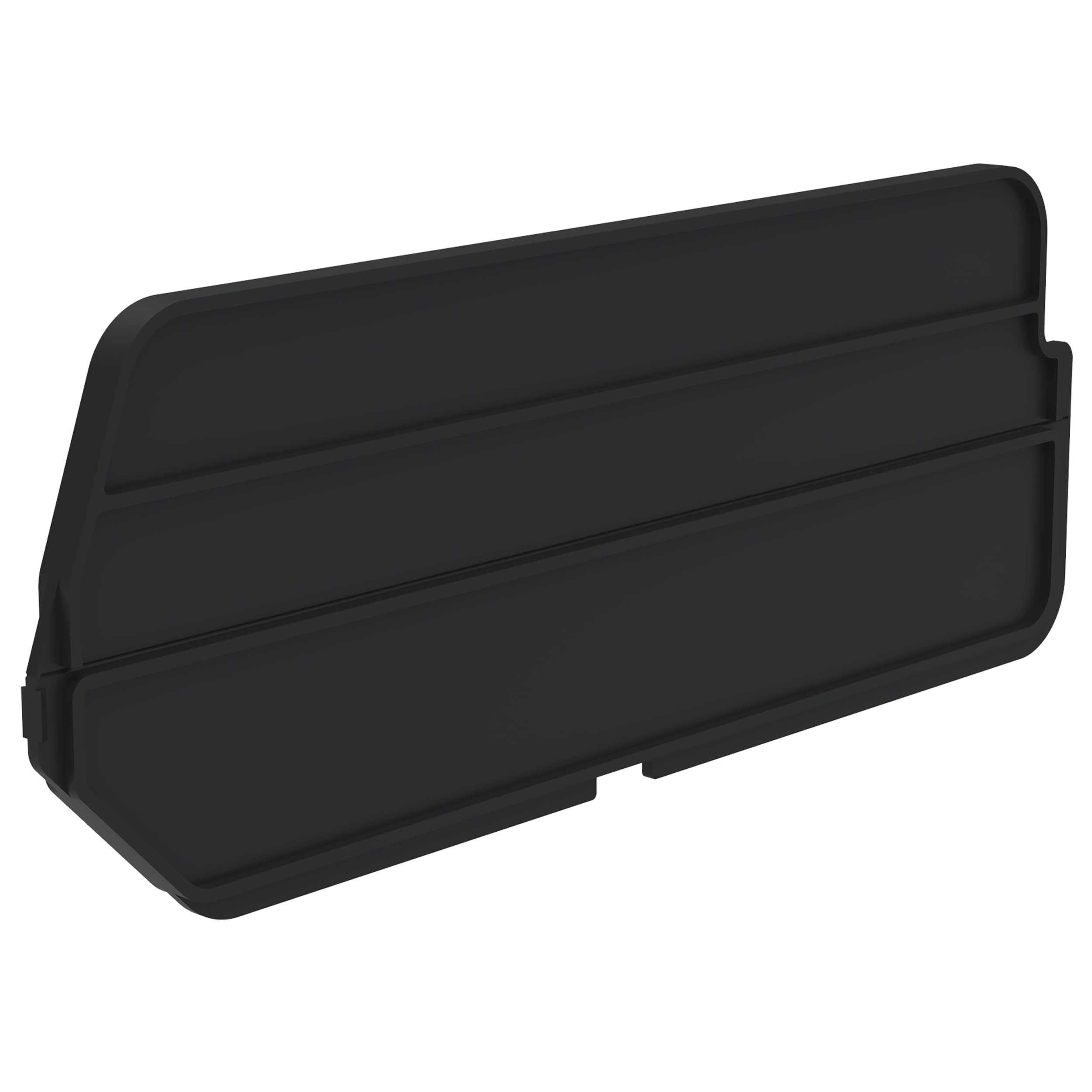 Akro-Mils 40220 Plastic Length Dividers for AkroBins Stackable Storage Bins Model 30220, Custom Storage Inserts for Tools, Crafts &amp; Supplies, 6-Pack, Black