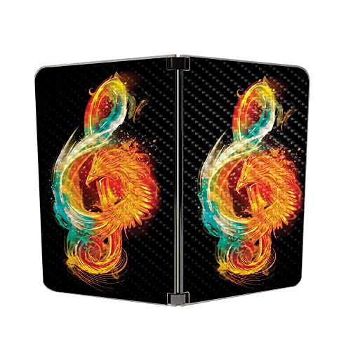 Image of MIGHTY SKINS MightySkins Carbon Fiber Skin for Microsoft Surface Duo - Music Reborn | Protective, Durable Textured Carbon Fiber Finish | Easy to Apply, Remove, and Change Styles | Made in The USA