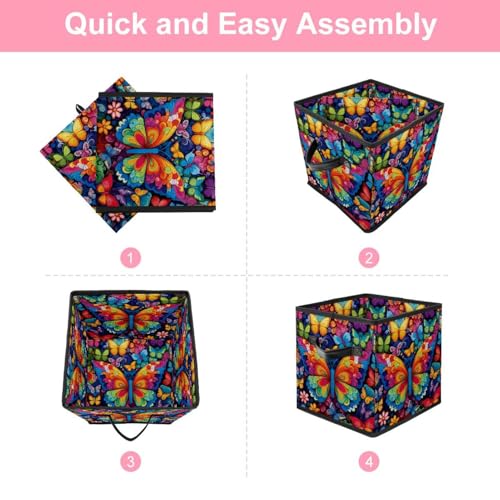 Panier de rangement pliable pour organiser les vêtements de chambre - 7