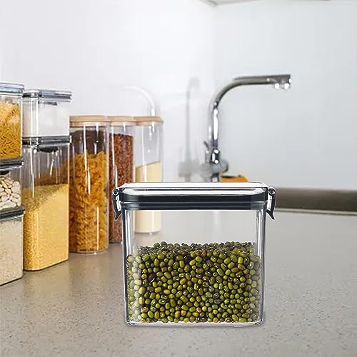 Large Stackable Clear Food Storage Container with Airtight Lid for Kitchen (White) - image 3