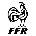 Sticker Rugby France FFR Autocollant Couleur et taille au choix