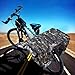 Iewroyt Bike Saddle Bag, Large Camo Panniers Bike Bags, Protable Rack Bag with Reflective Stripe & Multi Pockets, Saddle Bags for Rear Rack, Trunk for Mountain