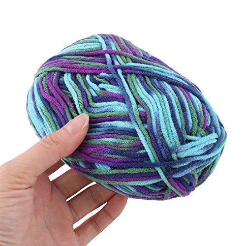Sourcingmap Cotton Blends Home Handmade Crochet Scarf Gloves Sweater Knitting Yarn Cord 50g Colorful - Image 4