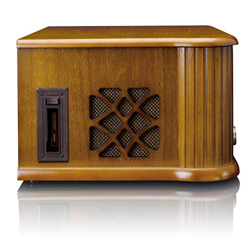 Classic Phono by Lenco TCD-2550 Retro Turntable Stereo System – Radio – Lecteur CD – Lecteur de Cassettes – 33,45 et 78 RPM – Enregistrement Direct de CD, LP et Cassettes – 2 x 4.5 Watt RMS – Bois - Les Beatles, Paul McCartney, John Lennon, RIngo Starr, George Harrison Classic Phono by Lenco TCD-2550 Retro Turntable Stereo System - Radio - Lecteur CD - Lecteur de Cassettes - 33,45 et 78 RPM - Enregistrement Direct de CD, LP et Cassettes - 2 x 4.5 Watt RMS - Bois – Image 6