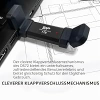 Silicon Power DS72 SSD-Solid-State-Laufwerk, 250 GB, tragbar, USB 3.2 Gen 2, Typ-C/Typ-A, Schwarz – Ansicht 6