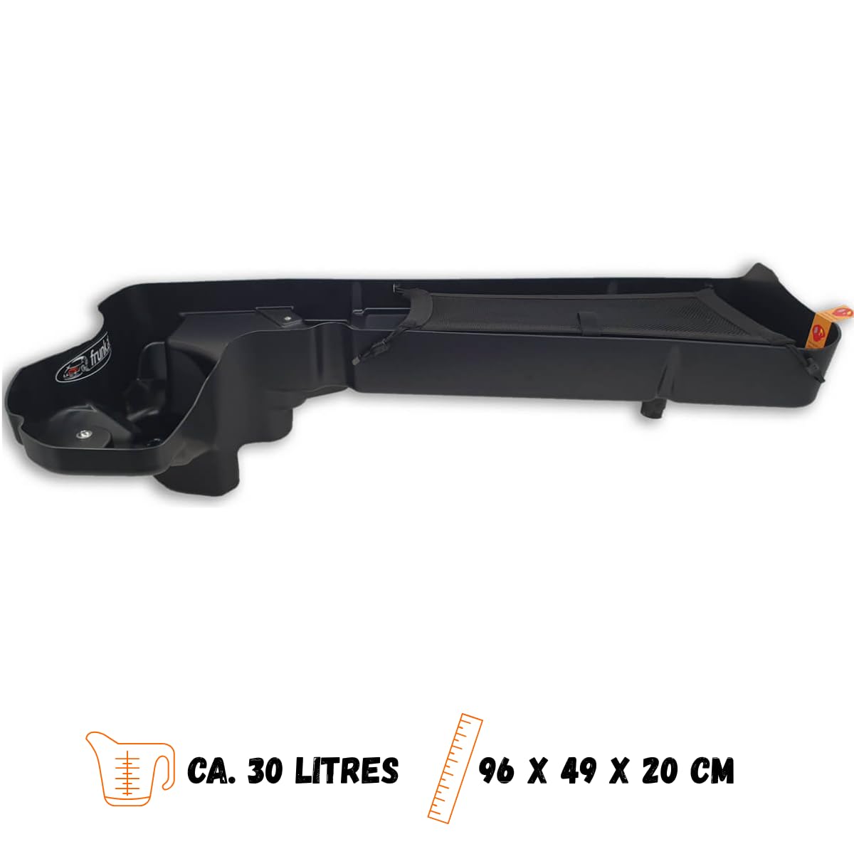 frunk (Front Trunk vorderen Kofferraum kompatibel für VW ID.7 2023- | Erweiterter Front-Stauraum | aus brandhemmenden Stoff ABS-V0 gefertigt | TÜV geprüft | Perfekt für Ladekabel & Zubehör