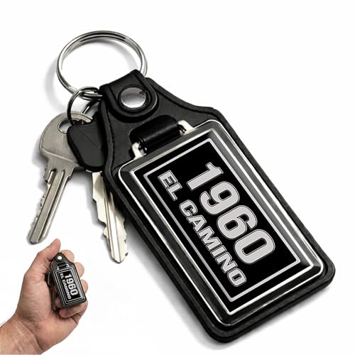 Image of Brotherhood Car Key Chain for El Camino - Classic Models Keychain for Men and Women Gift Key Ring