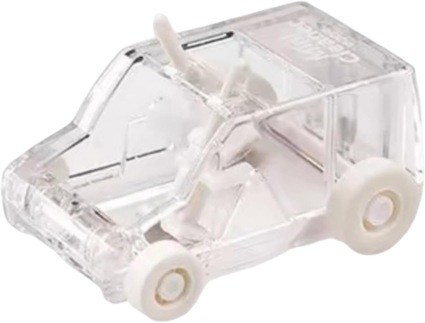 Desk Mini Cleaner Funny Car Table Dust Cleaning Trolley for Confetti Desktop White | Kids & Teens at Home | School Supplies | Other School Supplies