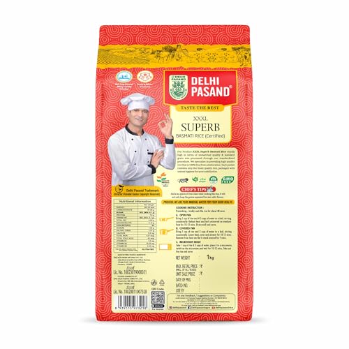 Image of Superb 1 Kg | India's First Cholesterol-Free Basmati Rice Brand | Redefining Healthy Eating | Rich in Aroma & Flavor