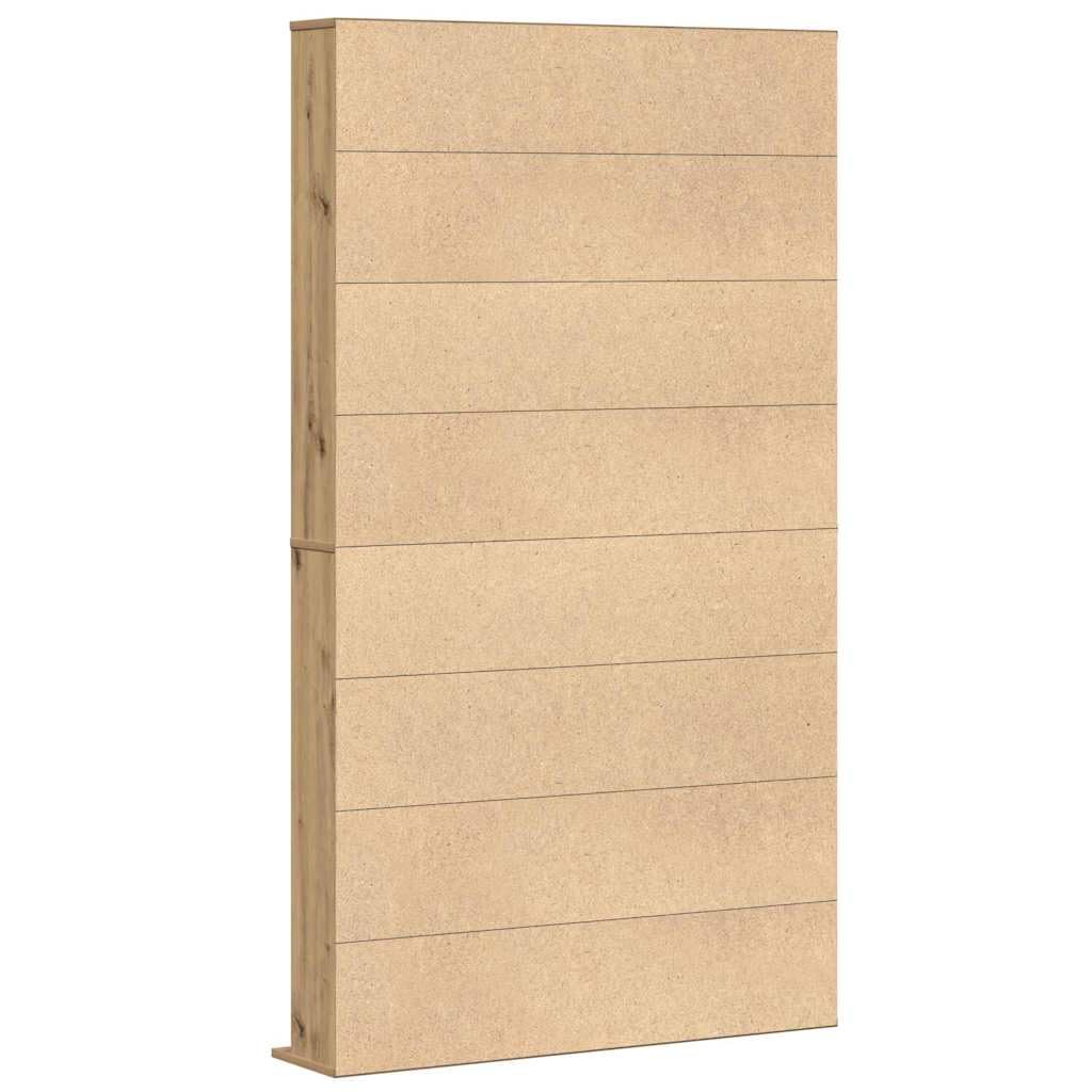 Regał na płyty CD Artisan z materiału drewnopochodnego 101 x 23 x 177,5 cm, 30 półek na deski, do przechowywania multimediów, miejsce do przechowywania płyt CD DVD, salonu i kina domowego