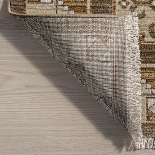 Rugs-USA-x-Lauren-Liess-Nettle-Leaf-Fringed-Area-Rug-6-7-x-10-2-Brown