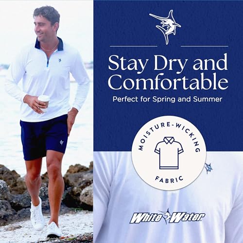 White Water Long Beach Quarter Zip Pullover2