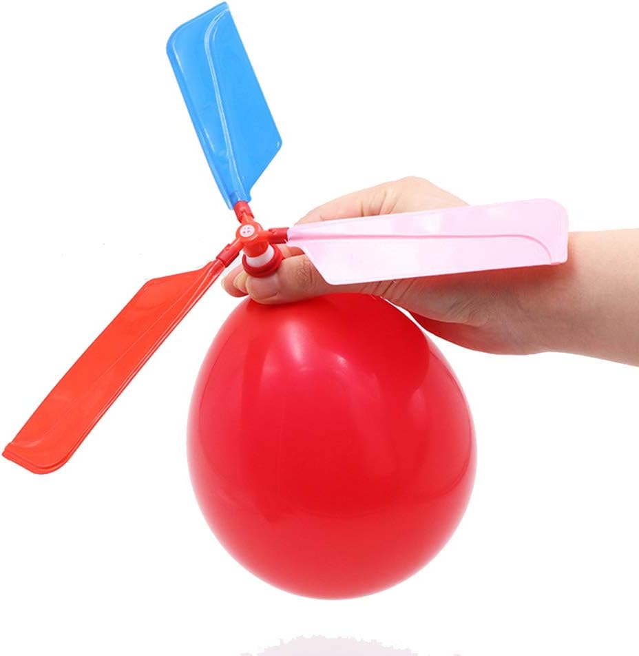 Novelty Toy Kids Balloon Helicopter Balloons Air Flying Toys Balloon Powered Helicopter Toy for Kids 1PCS beautiful