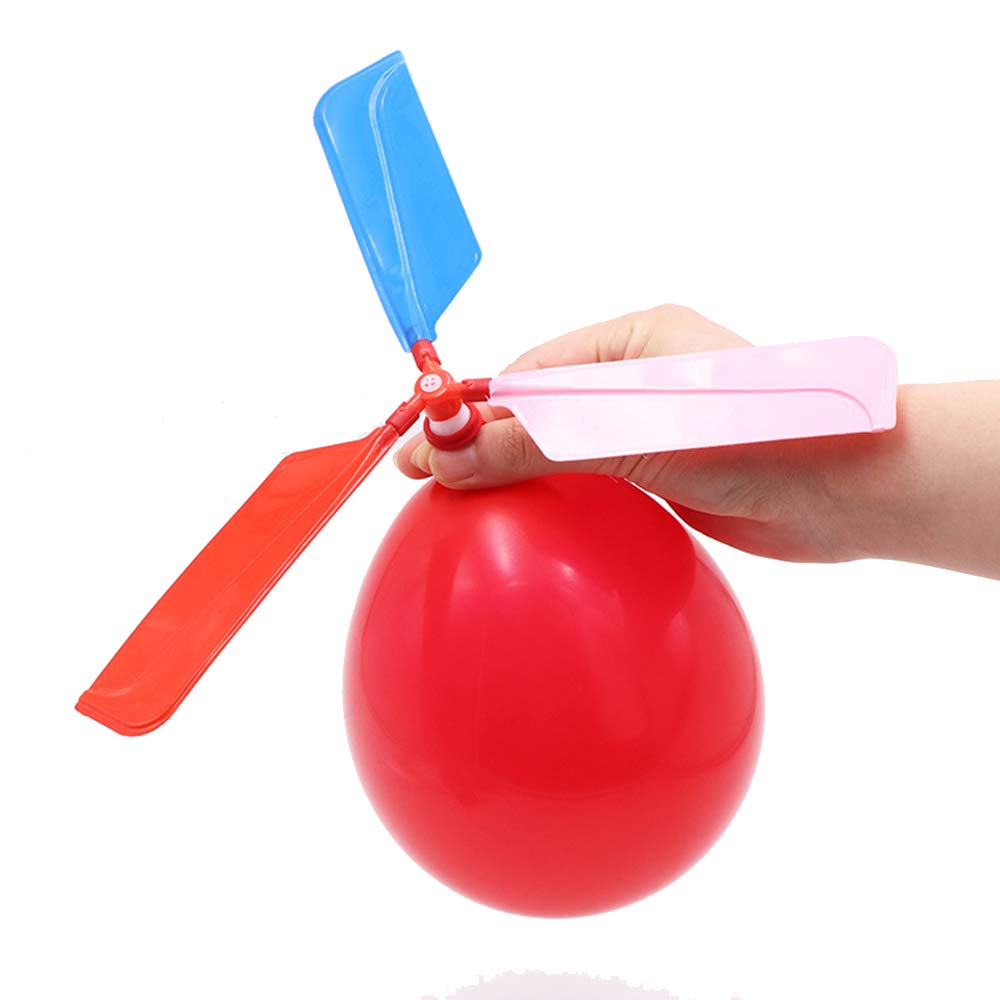 Novelty Toy Kids Balloon Helicopter Balloons Air Flying Toys Balloon Powered Helicopter Toy for Kids 1PCS beautiful