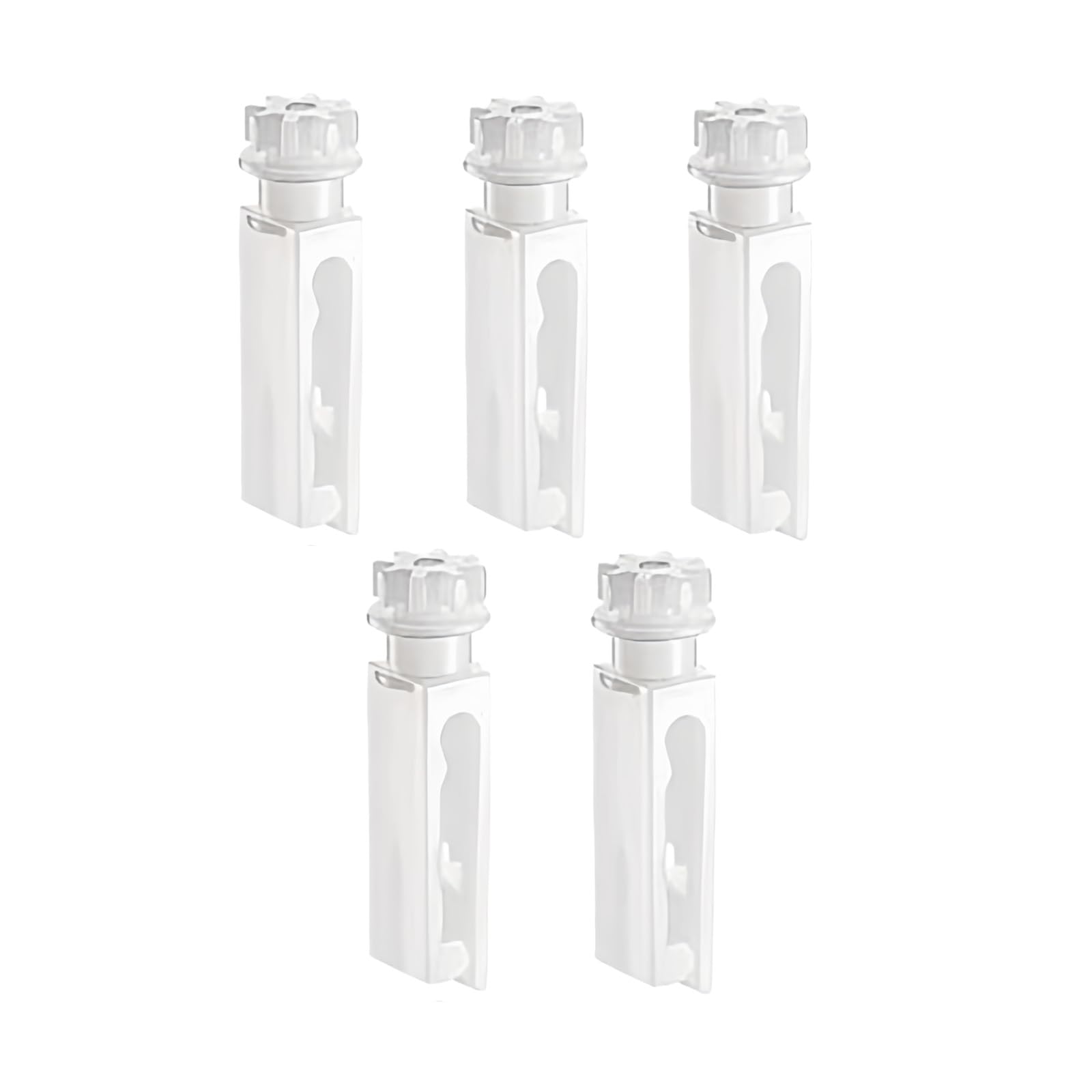 5 Pcs Vertical Blind Replacement Stem White Carrier Stem Repair Parts Window Blind Curtain Accessories for Home Office Replacement