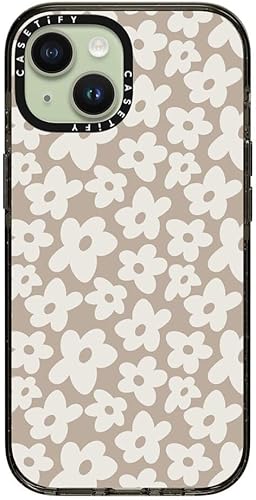 Miniatura 3 de CASETiFY Impact - Funda para iPhone 15 4 veces probada contra caídas de grado militar, protección contra caídas de 8.2 pies - Estampado de flores -