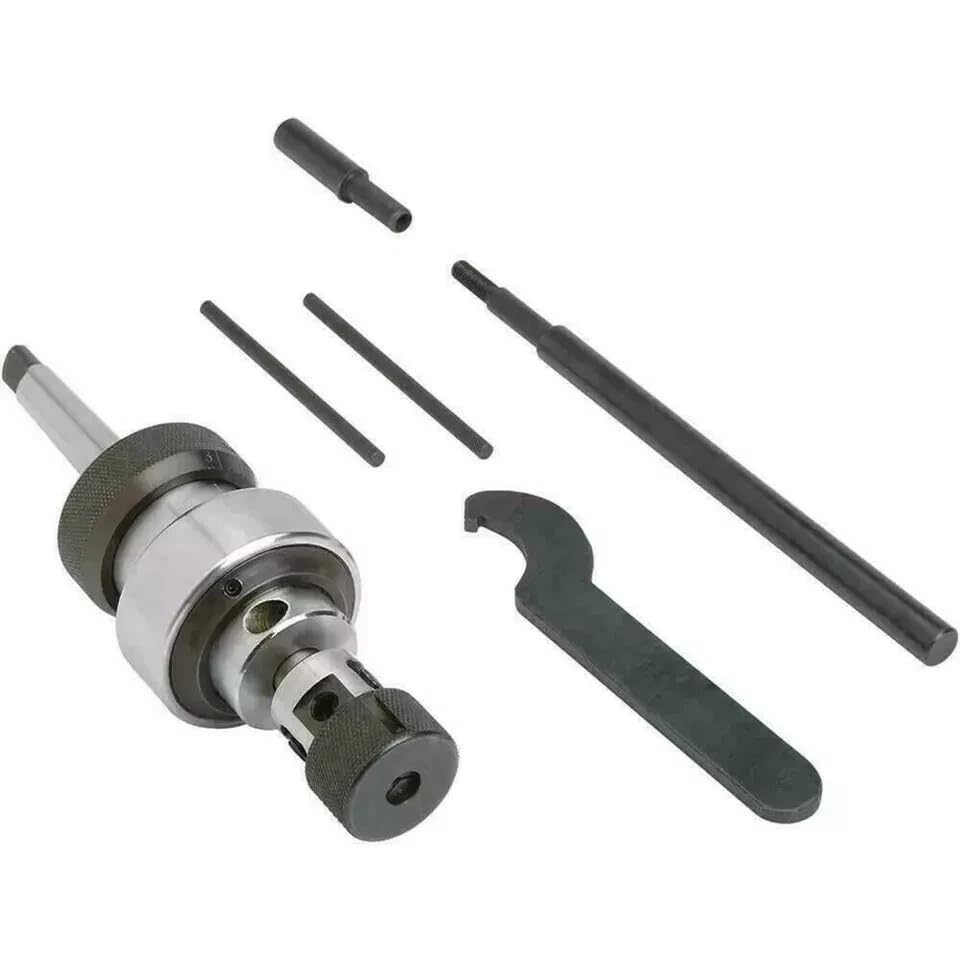 TUF - Precision Quality Reversible Tapping Attachment M3-M12 MT2 Shank | Self-Reversing Tapping Head | Adjustable Torque Clutch | Morse Taper MT2 | for Pillar Drill & Milling Machine