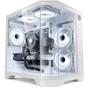 Vibox Gaming PC • AMD Ryzen 5 5500 6-Core • Nvidia RTX 3050 6GB • 16GB RAM • 500GB SSD • Windows 11 • WiFi • White