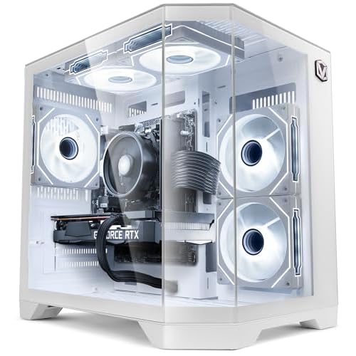 Vibox Gaming PC • AMD Ryzen 5 5500 4,2GHz • Nvidia RTX 3050 16GB • 16GB RAM • 500GB SSD • Windows 11 • WLAN • Weiß