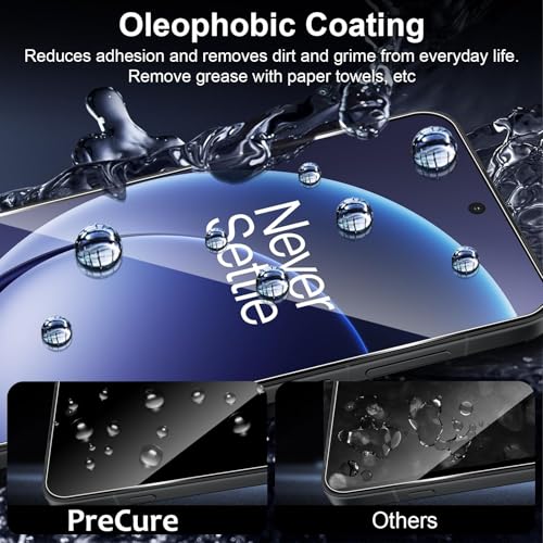 Image of PreCure (3+3 Pack) Screen Protector & Camera Lens Protector for OnePlus 15R - 9H Hardness Tempered Glass, Full Screen Coverage, Anti-Shatter, Bubble-Free Protection