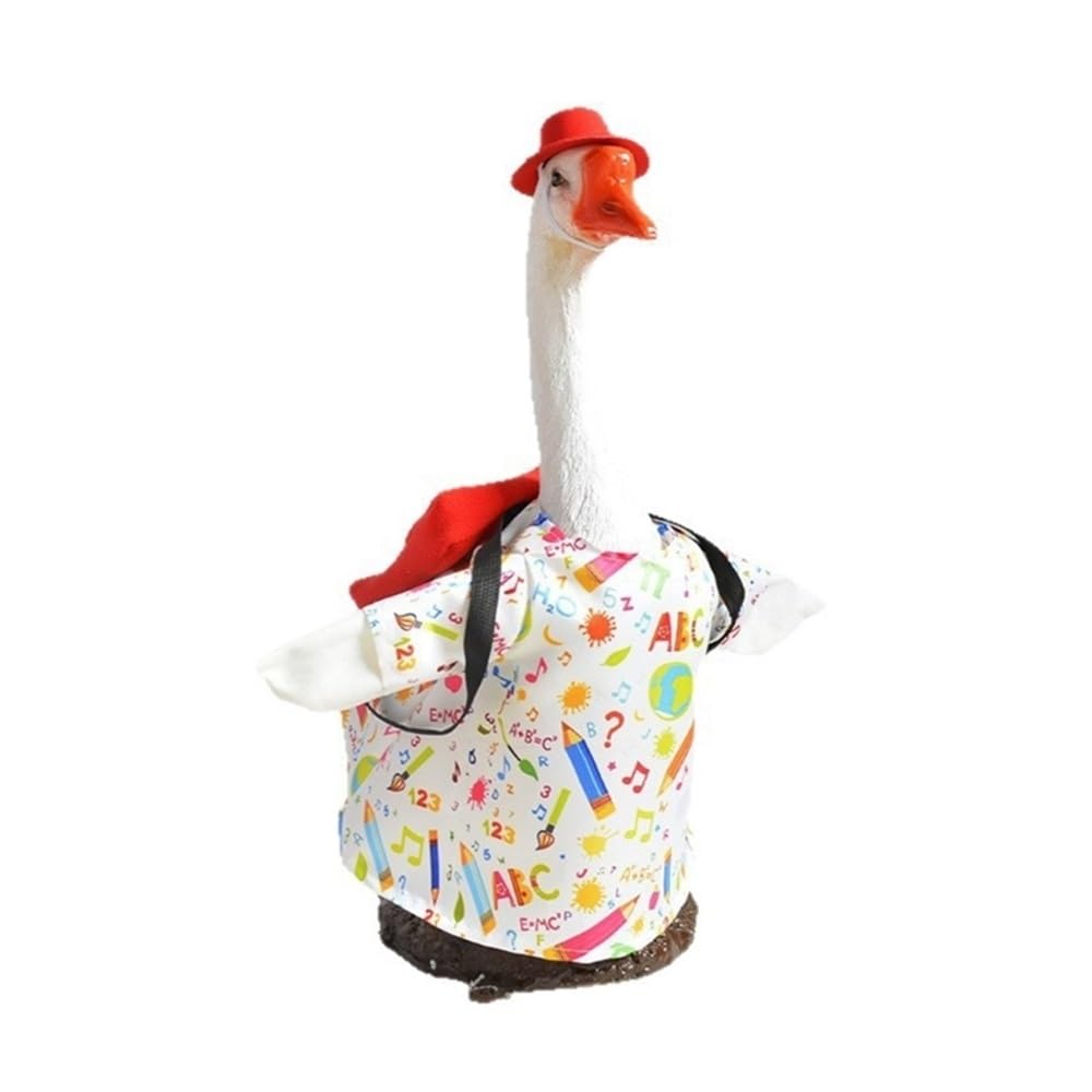 Diyouke Festival Goose Outfit for 23" Porch Statue Outdoor Decor