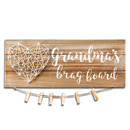VILIGHT-Grandmas-Brag-Board-Gifts-for-Grandma-from-Granddaughter-and-Grandson-Nana-Granny-Picture-Frame-Photo-Holder-135×55-Inches VILIGHT Grandmas Brag Board Gifts for Grandma from Granddaughter and Grandson Nana Granny Picture Frame Photo Holder 135×55 Inches