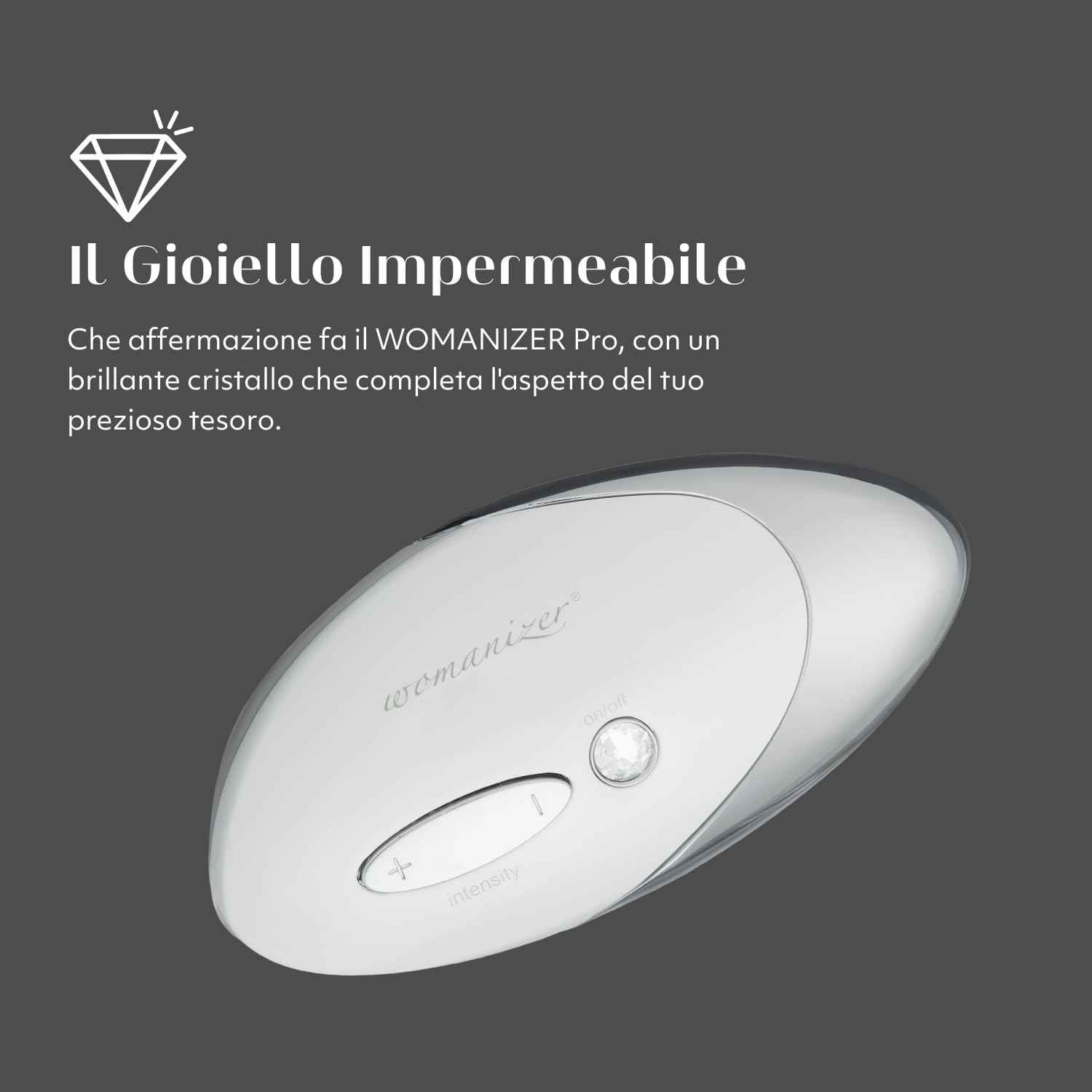 Womanizer W500 Vibratore Clitorideo Giocattolo per Adulti | Stimolatore Clitorideo Vibrante con 12 Livelli di Aspirazione | Succhiatore Clitorideo Impermeabile | Giocattoli Sessuali per Donne| Bianco
